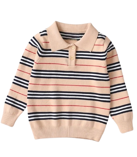 Stripped knit sweater
