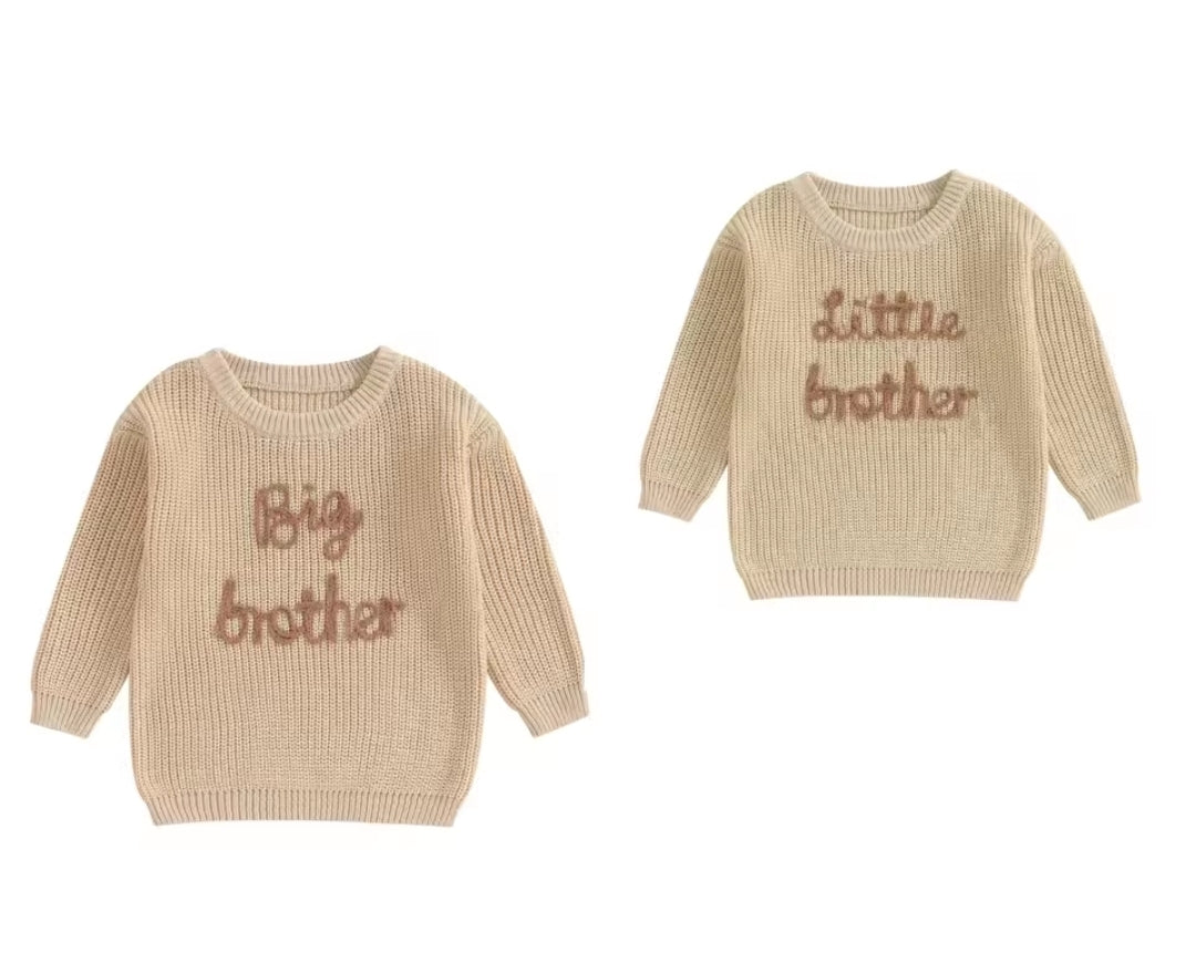 Big Bro/ Little Bro Knit Sweater