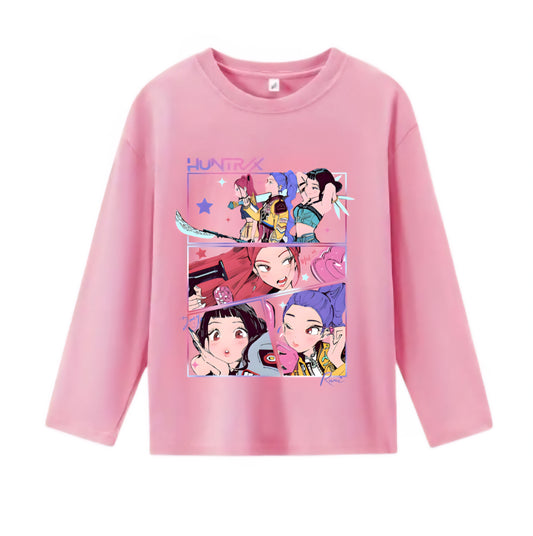 Huntrix Pink Long Sleeve Top