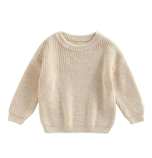 Cream knit sweater