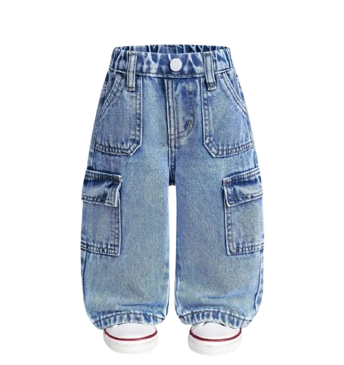 Blue Denim boyfriend jeans