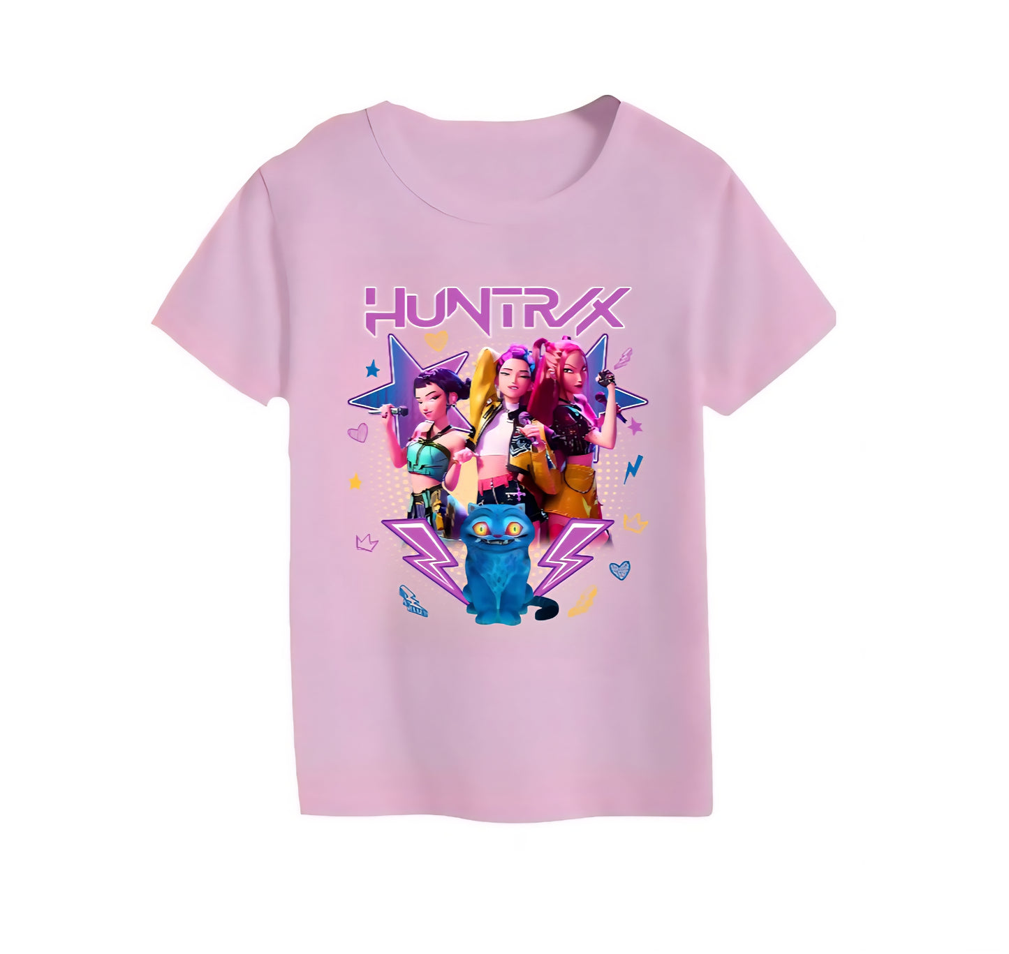 Light Purple Huntrix Tshirt With Derpy