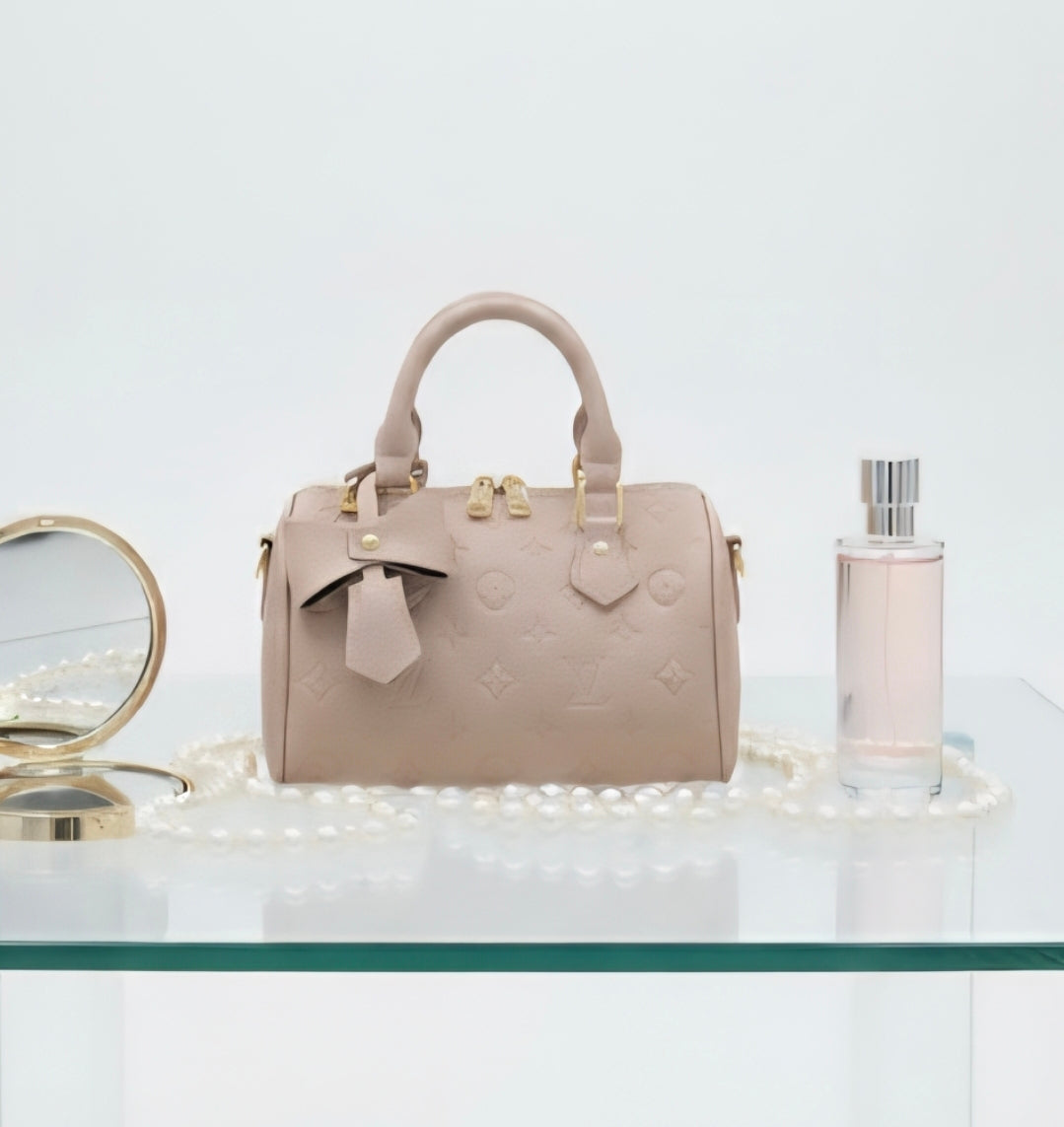 Dusty pink lv speedy