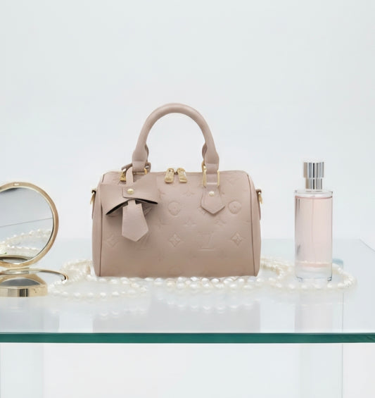 Dusty pink lv speedy