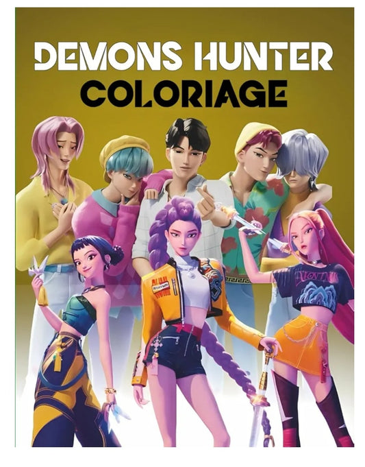 Huntrix Coloring book Volume 2 paperback