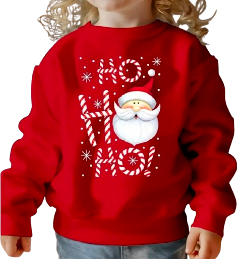 Red holiday ho ho ho sweater