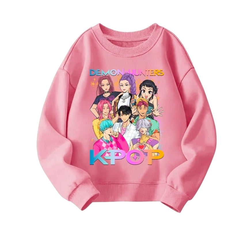 Pink huntrix sweater