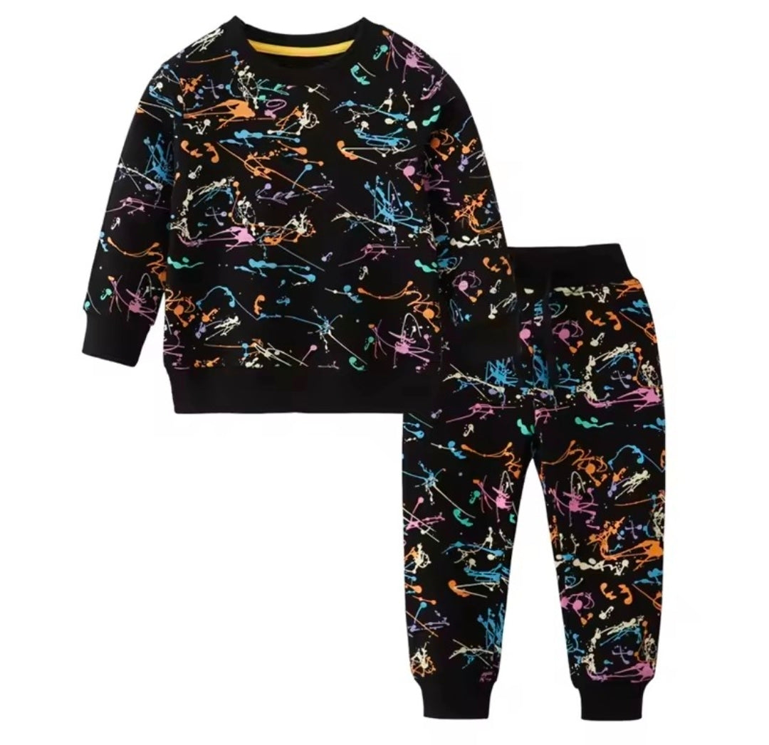 Paint splatter track set