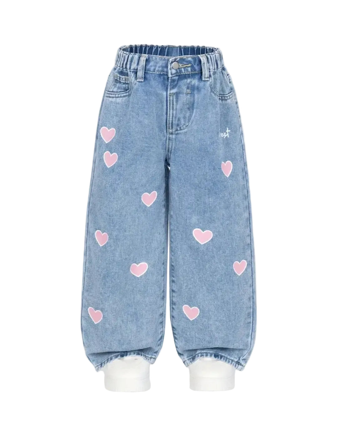 Heart boyfriend jeans