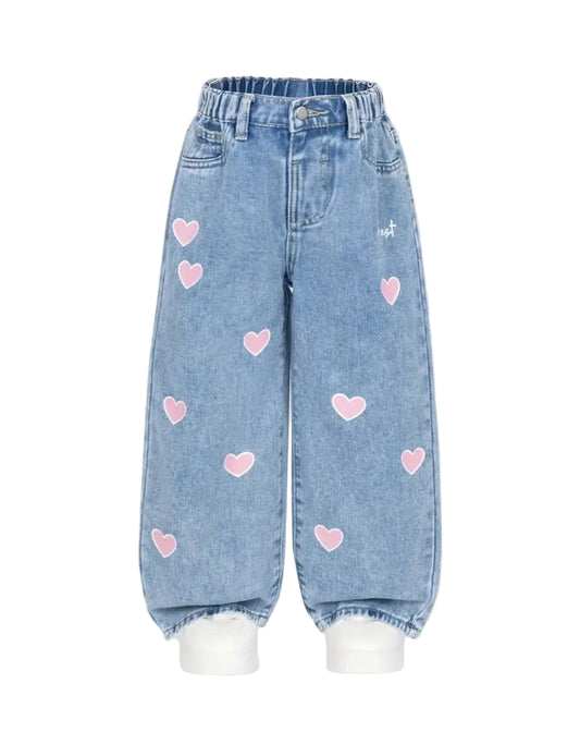 Heart boyfriend jeans