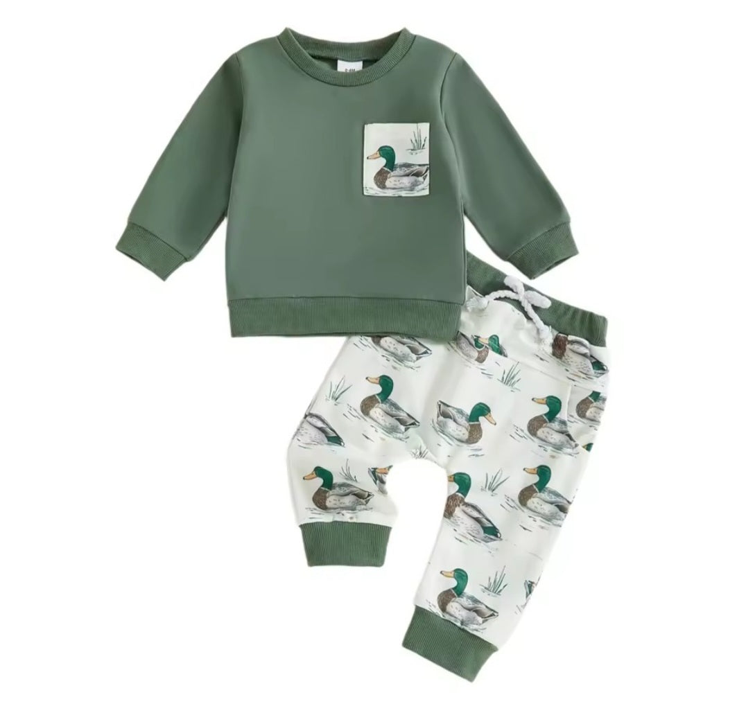 Mallard duck set