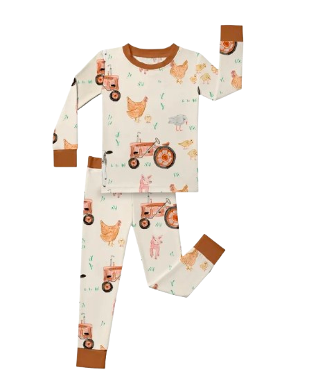 Farm Animals Bamboo PJ