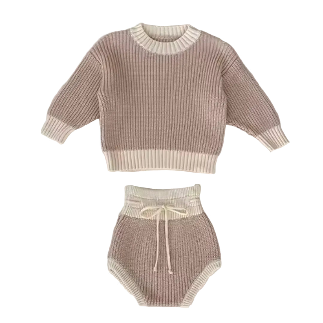 Cotton knit set