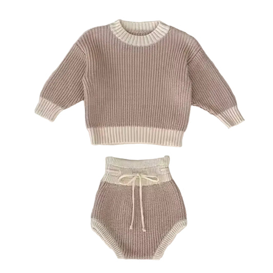 Cotton knit set