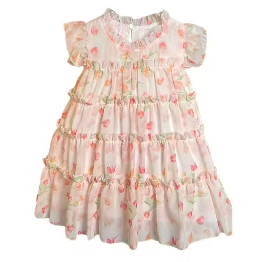 Peach dress