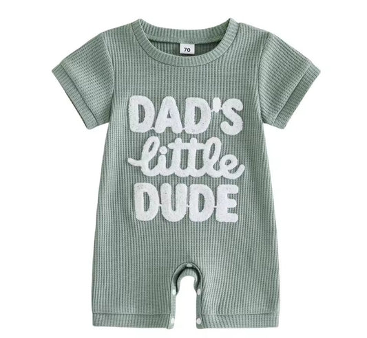 Green Dad's little Dude