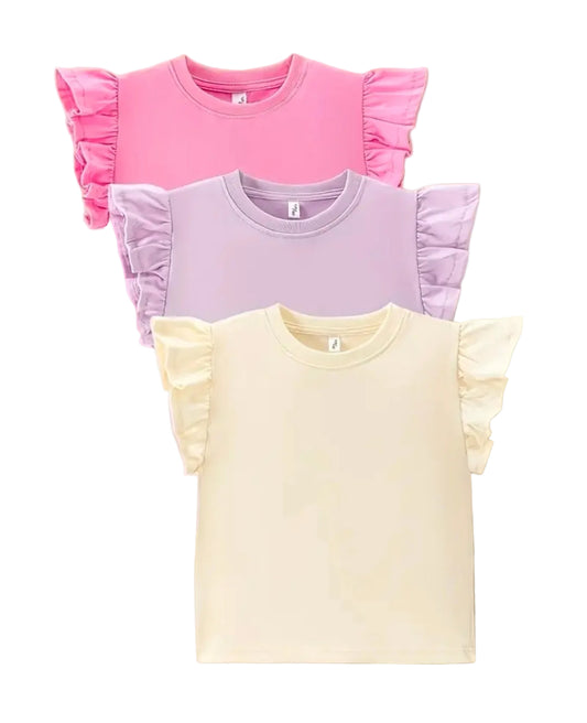 Ruffle sleeve tshirt