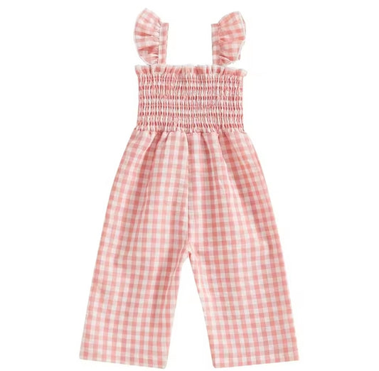 Gingham Romper Jumpsuit