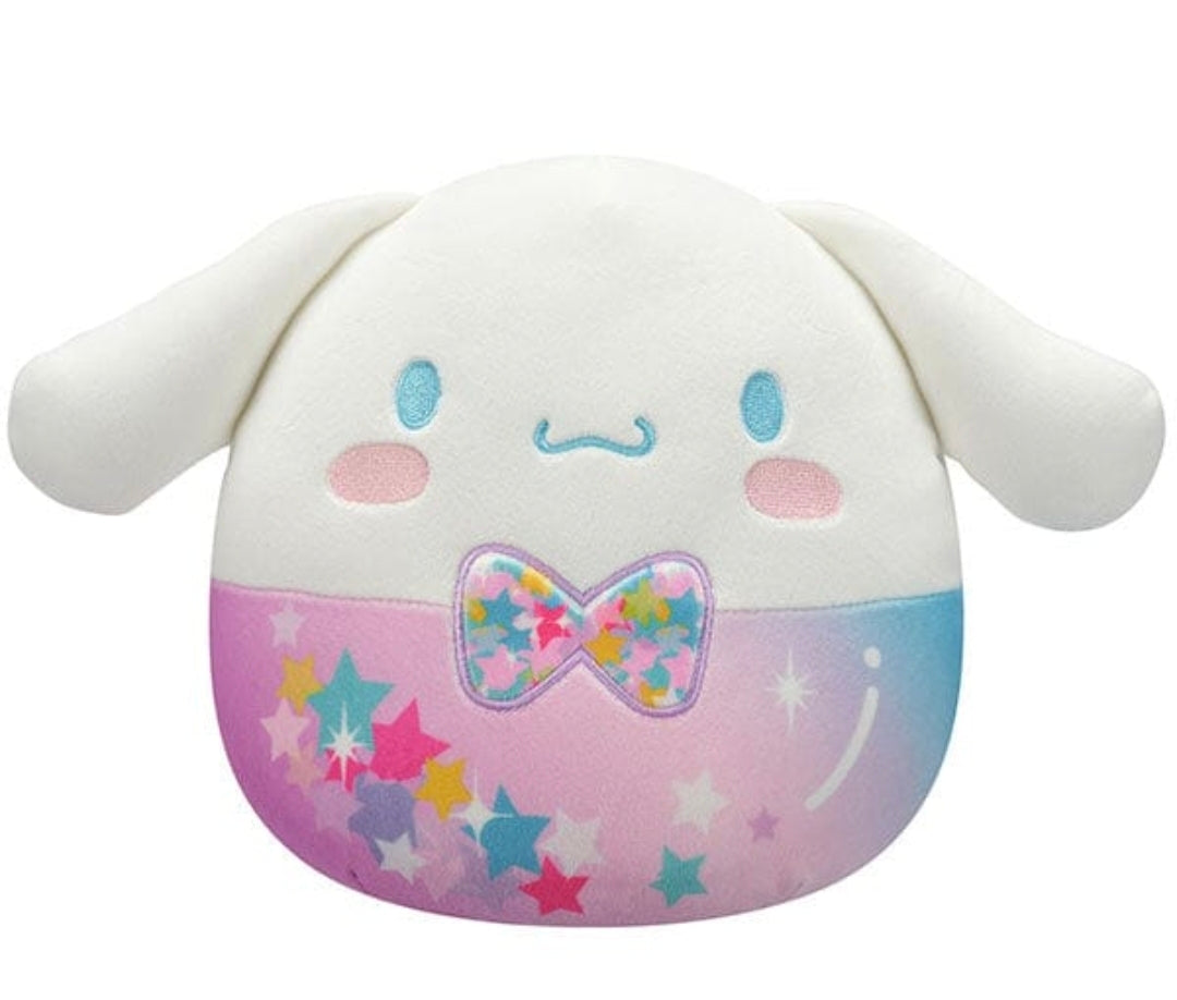 Squishmallows Super Soft Plush Toy 8" Sanrio Hello Kitty Star Shine Squad - Cinnomoroll