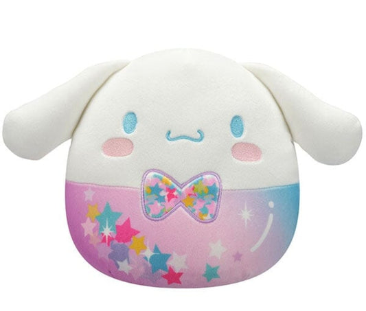 Squishmallows Super Soft Plush Toy 8" Sanrio Hello Kitty Star Shine Squad - Cinnomoroll