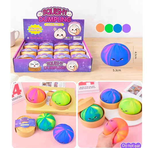 Mini tie dye dumplings