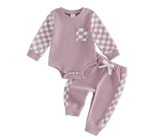 Purple checker set