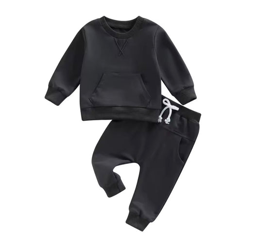 Dark grey track set
