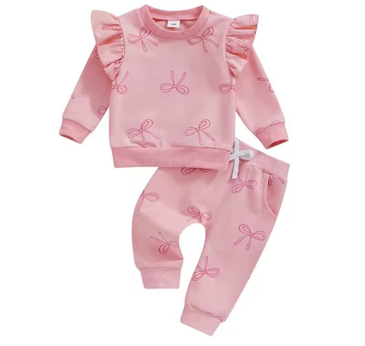 Pink Bow set