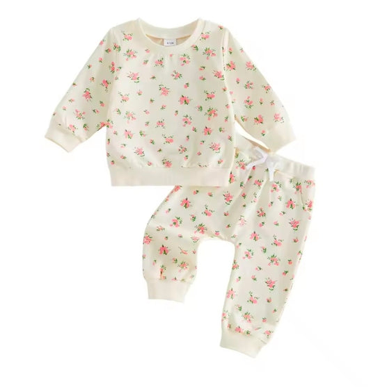 Floral Beige Set