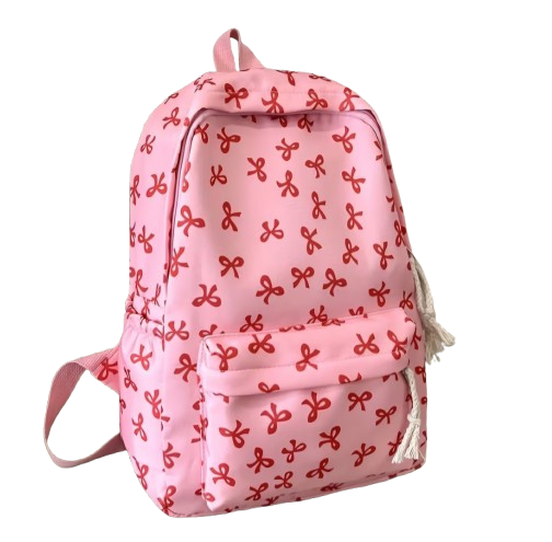 Pink Bow Backpack