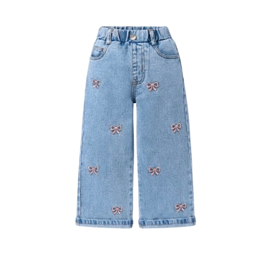 Mini bow jeans