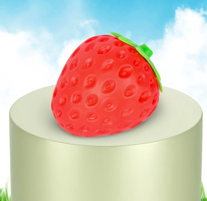 The Sunny Days Entertainment Toymendous Squishy strawberry Relief Toy
