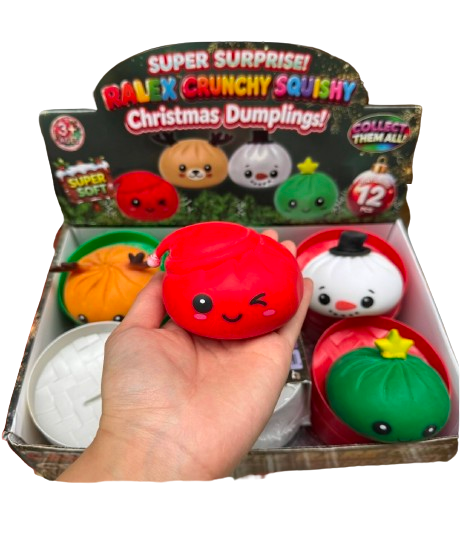 Crackling Crunchy Christmas Dumpling Squishy
