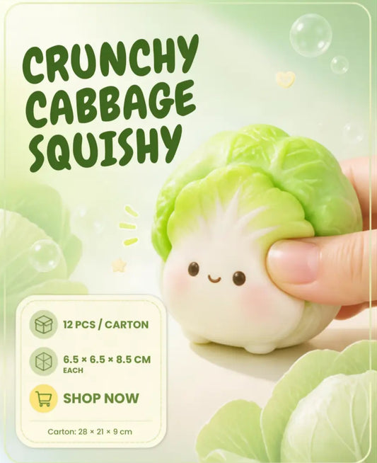 CRUNCHY Cabbage Squishy
