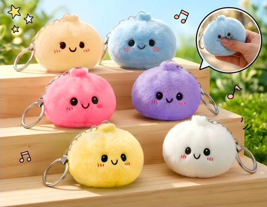 Dumpling Key Chain