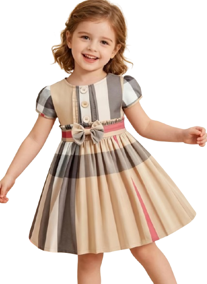 Inspired plaid dress