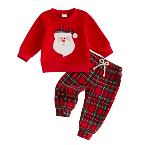 Santa Tartan set