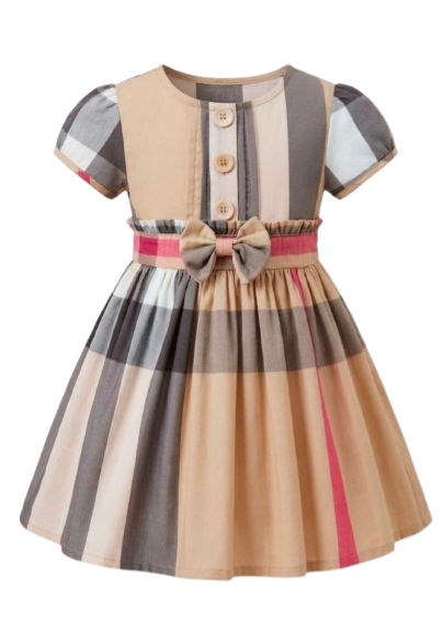 Inspired plaid dress