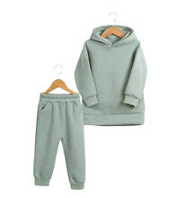 Load image into Gallery viewer, Fleece Hooded track suit
