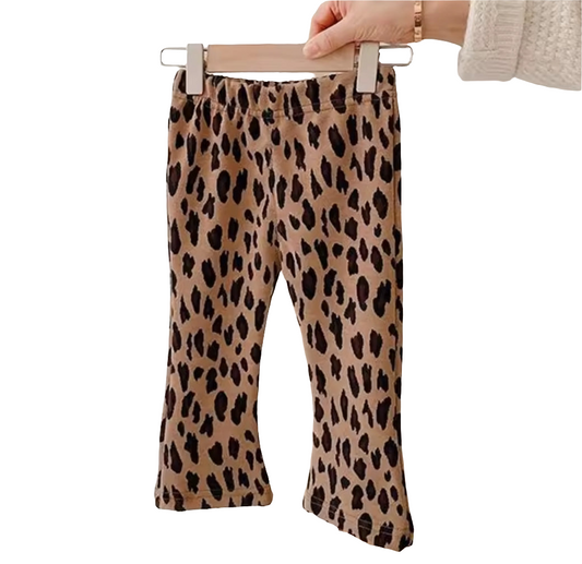 Leopard Ribbed Leggings