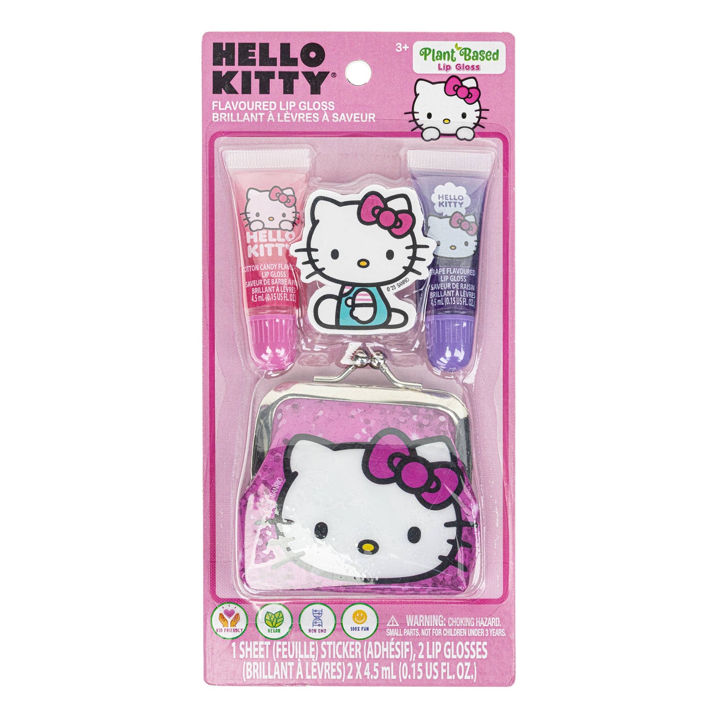 Hello Kitty 2 Pack Juicy Tube with Mini Bag Set
