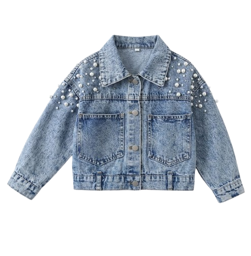 Pearl denim jean jacket