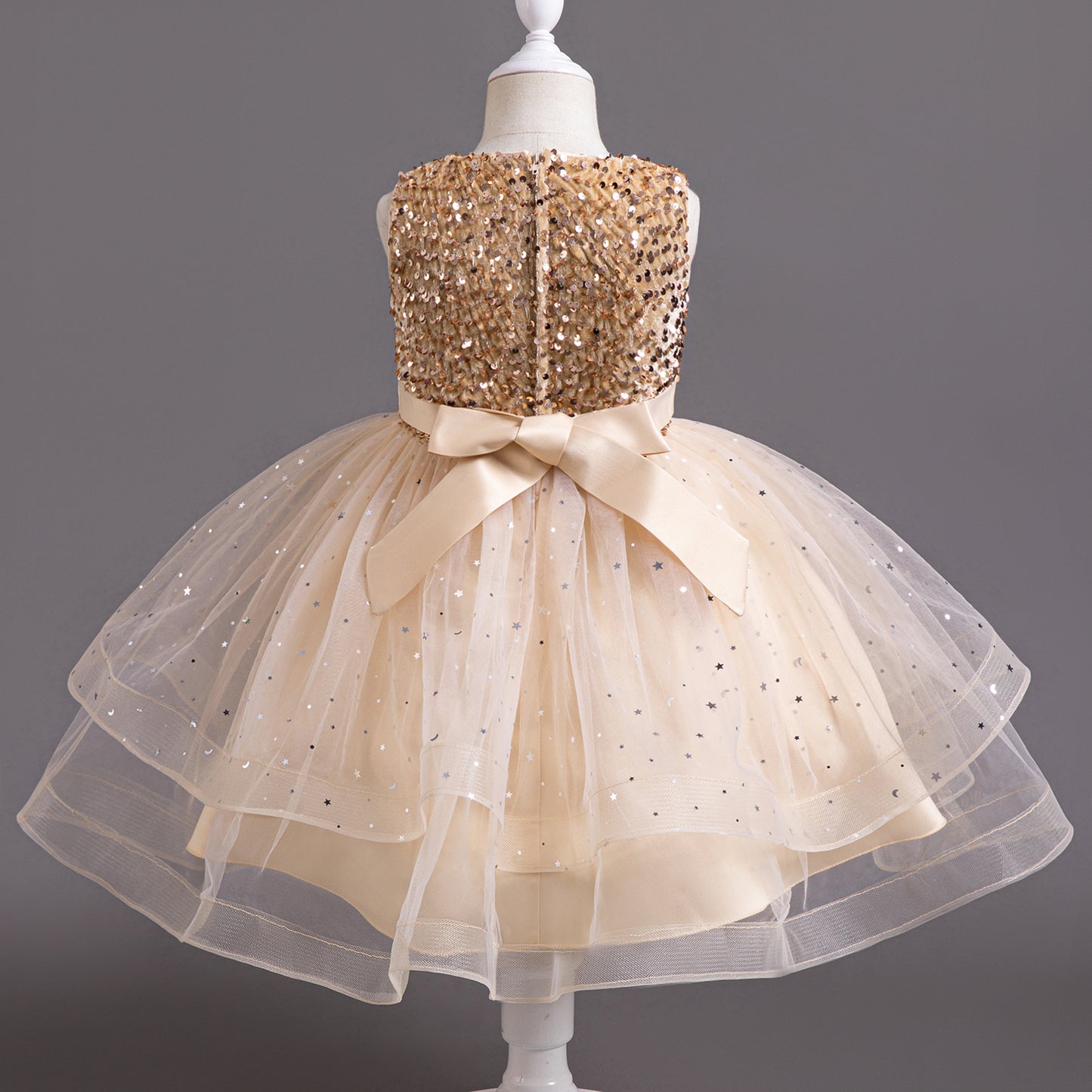 Gold Luster Dust Party Dress