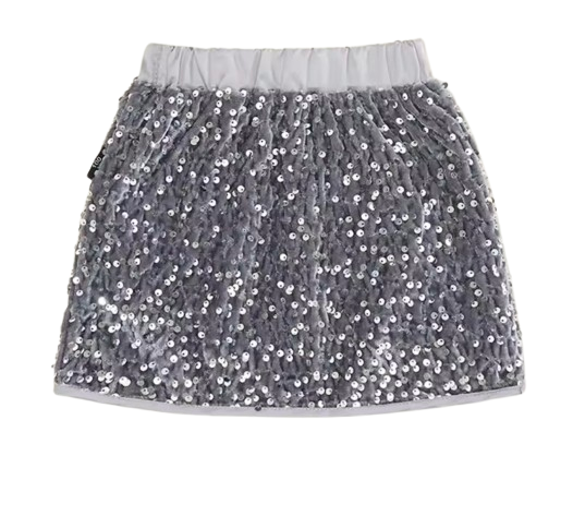 Silver Sequin Dress