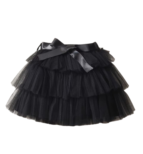 Tulle black tutu skirt